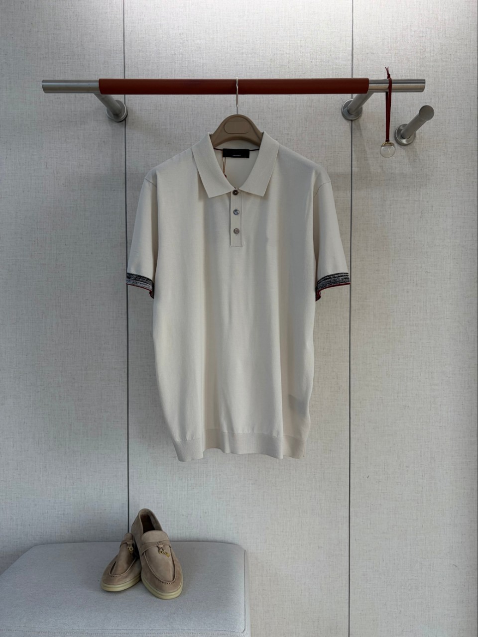 Polo Shirt Pique - เสื้อโปโลแขนสั้นผู้ชายสไตล์ Old Money ผ้าถัก Pique Mesh