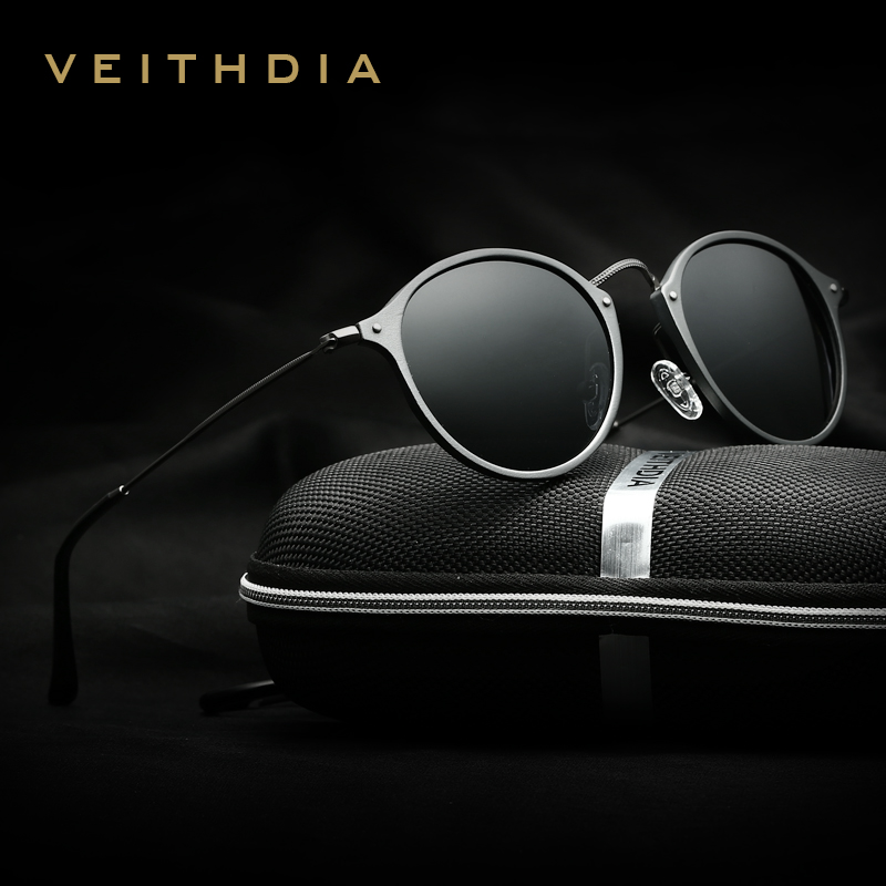 Sunglasses Aviator Polarized - VEITHDIA แว่นตากันแดดแฟชั่น Unisex แว่นตากันแดดกระจกโพลาไรซ์เคลือบกีฬาขับรถชายแว่นตาผู้หญิง6358