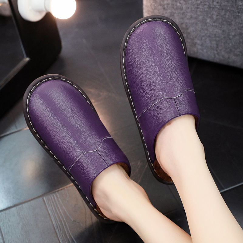 รองเท้าแตะหนังแท้แบรนด์โฮม สำห - Flip Flop Leather Men บทวิจารณ์และราคา