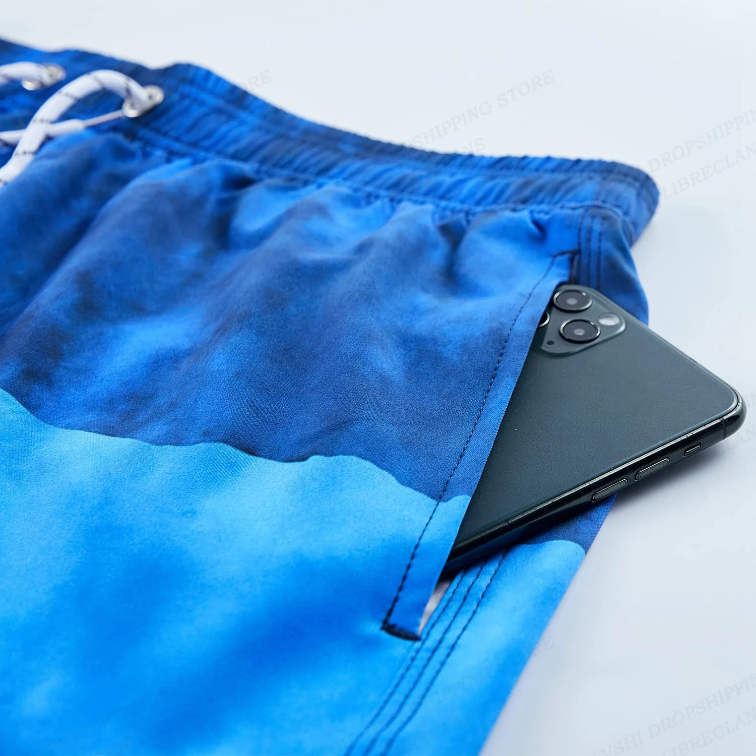 กางเกงขาสั้นชายหาดพิมพ์ลายแฟชั - Trunks Board Surf บทวิจารณ์และราคา